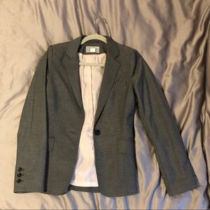H&M Blazer. Gray outside and pink blush inside